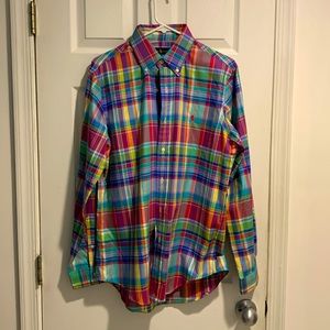 Ralph Lauren - Multicolor Plaid Long Sleeve Button Down